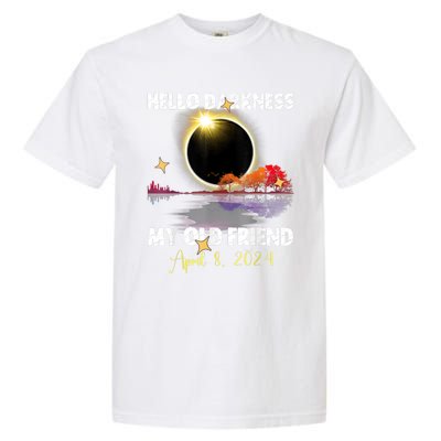 Funny Solare Eclipse April 08 2024 Garment-Dyed Heavyweight T-Shirt