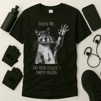 Funny Squirrel Excuse Me, Bird Feeder's Empty Again T-Shirt