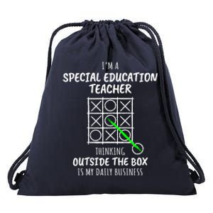 Funny Special Education Teacher Great Gift Drawstring Bag