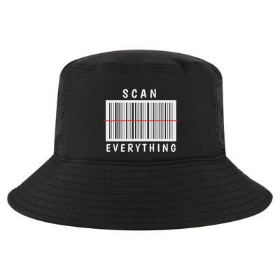 Funny Scan Everything Bar Code Scanner Cashier Cool Comfort Performance Bucket Hat