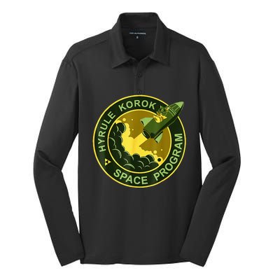 Funny Space Exploration Tee Hyrule Korok Space Program Silk Touch Performance Long Sleeve Polo