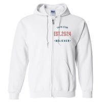 Faith Star Est.2024 Believer Full Zip Hoodie