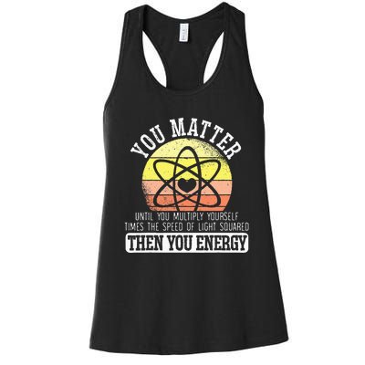 Funny Science Experiement Biology Scientist Chemistry Women's Racerback Tank