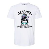 Funny Summer End Of School Year Teacher Off Duty Softstyle CVC T-Shirt