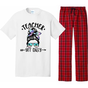 Funny Summer End Of School Year Teacher Off Duty Pajama Set