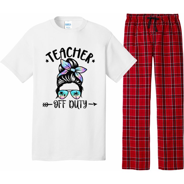 Funny Summer End Of School Year Teacher Off Duty Pajama Set