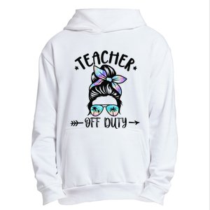 Funny Summer End Of School Year Teacher Off Duty Urban Pullover Hoodie