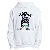 Funny Summer End Of School Year Teacher Off Duty Urban Pullover Hoodie