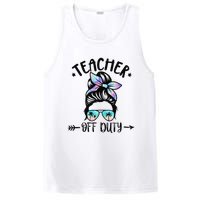 Funny Summer End Of School Year Teacher Off Duty PosiCharge Competitor Tank