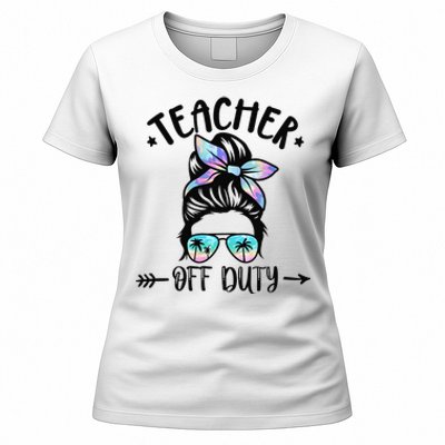 Funny Summer End Of School Year Teacher Off Duty Women's T-Shirt