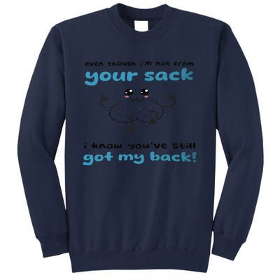 Funny Stepdad Even Though IM Not From Your Sack Tall Sweatshirt