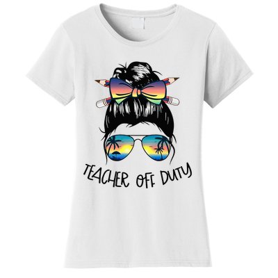 Funny Summer End Of School Year Teacher Off Duty Women's T-Shirt