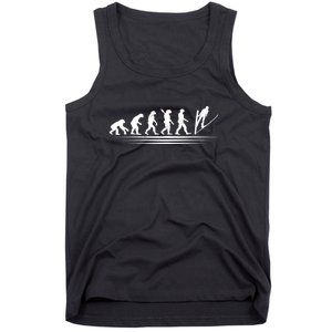 Funny Skiing Evolution Gift For Skiers Tank Top