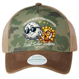 Funny Solar Eclipse April 2024 Sun Is Getting Mooned Legacy Tie Dye Trucker Hat