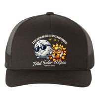 Funny Solar Eclipse April 2024 Sun Is Getting Mooned Yupoong Adult 5-Panel Trucker Hat