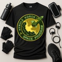 Funny Space Exploration Tee Hyrule Korok Space Program Cooling Performance Crew T-Shirt