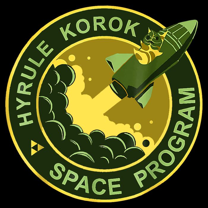 Funny Space Exploration Tee Hyrule Korok Space Program Cooling Performance Crew T-Shirt
