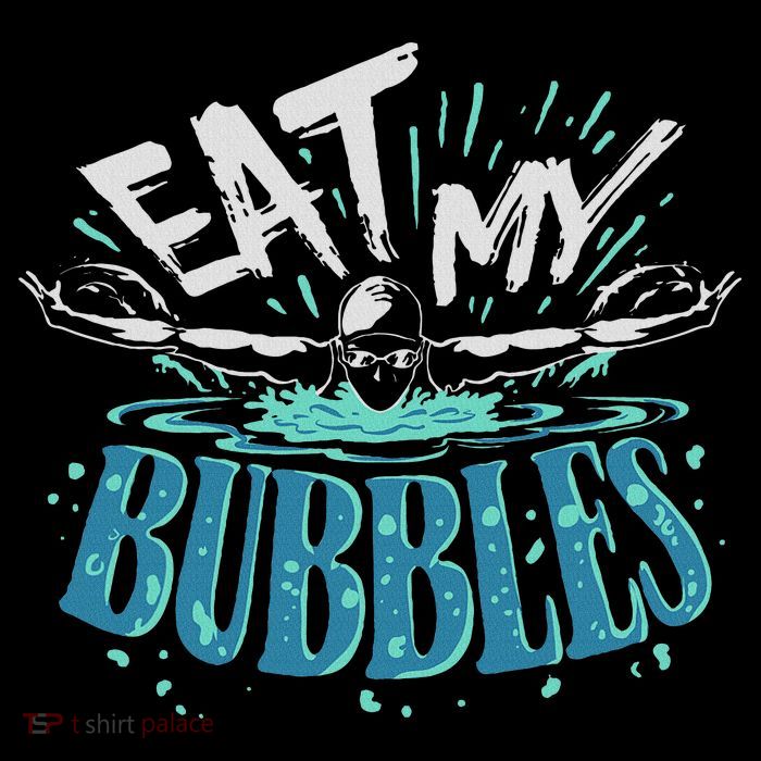 Funny Swimming Float Eat My Bubbles Flatbill Hat