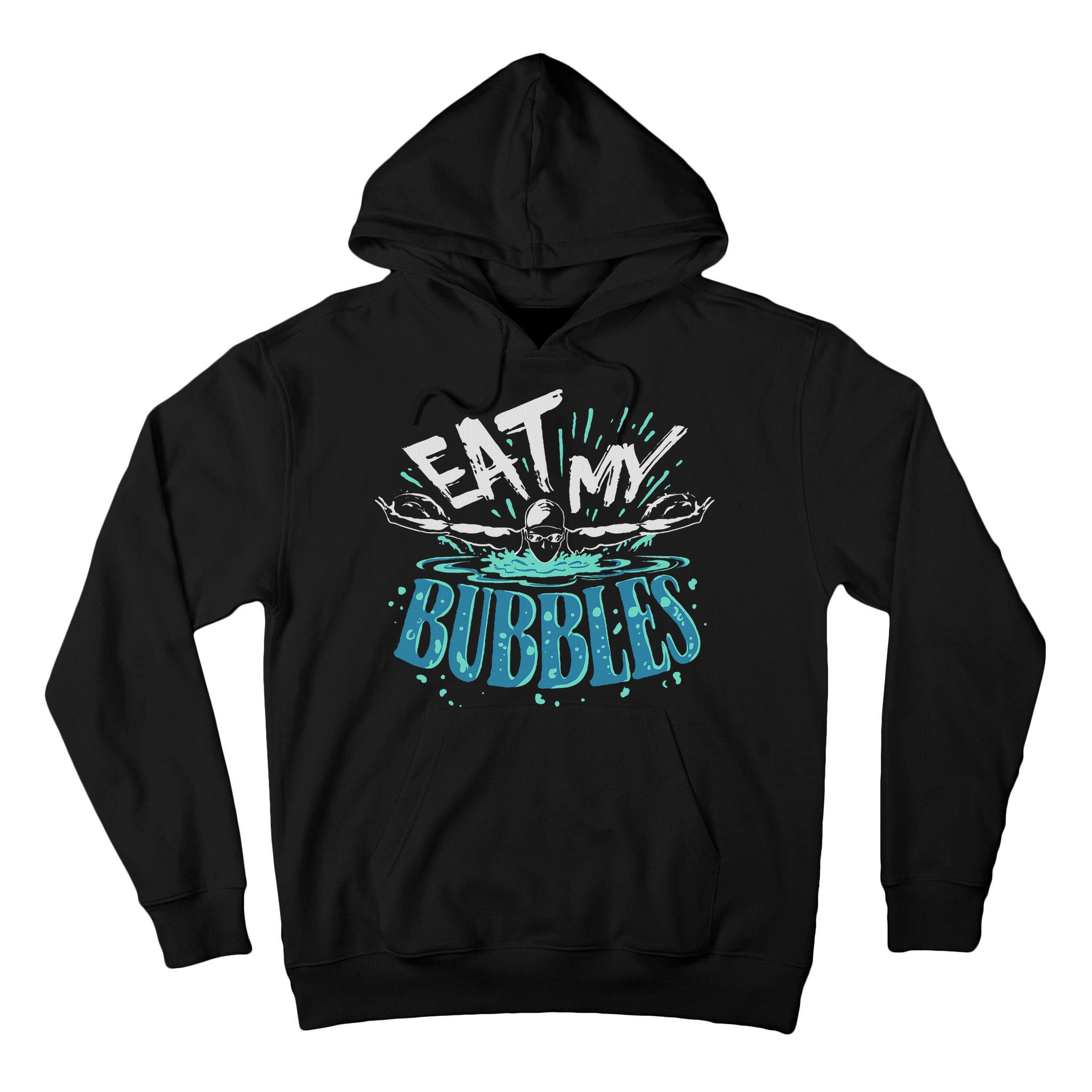 Funny Swimming Float Eat My Bubbles Tall Hoodie