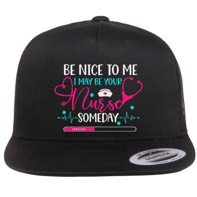Funny Saying Future Nurse Nursing School Student RN BSN LPN Flatbill Hat