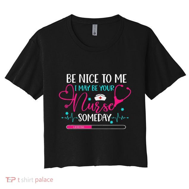 Funny Saying Future Nurse Nursing School Student RN BSN LPN Crop Top