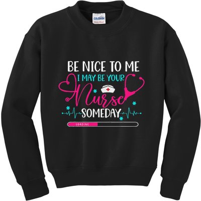 Funny Saying Future Nurse Nursing School Student RN BSN LPN Kids Sweatshirt