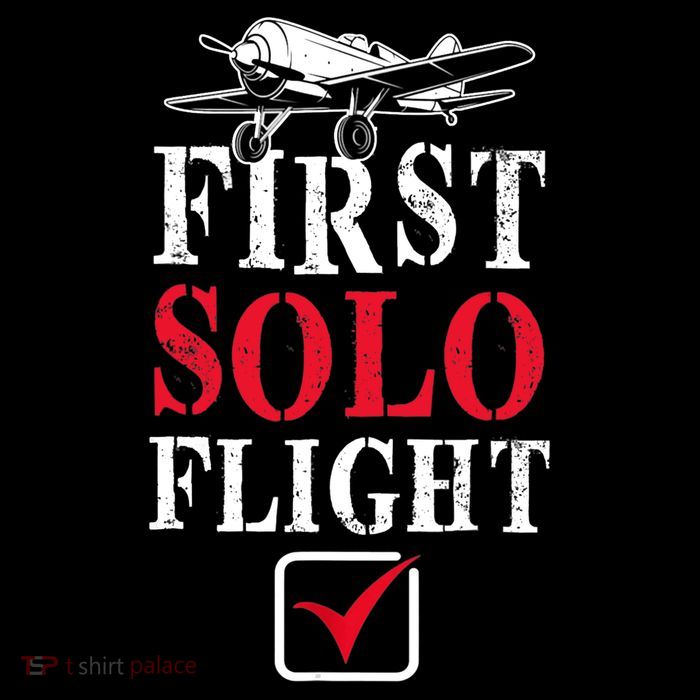 First Solo Flight Check New Pilot Aeronaut Vintage Airplane Flat Bill Trucker Hat