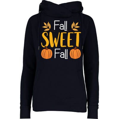 Fall Sweet Fall Womens Funnel Neck Pullover Hood