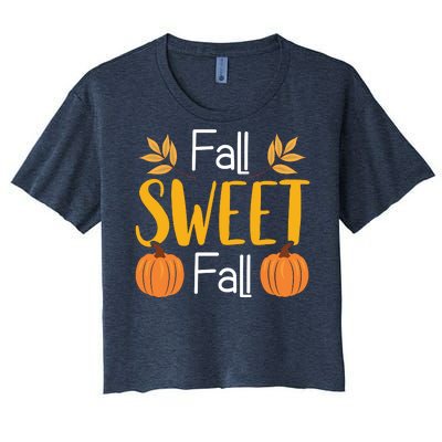 Fall Sweet Fall Women's Crop Top Tee