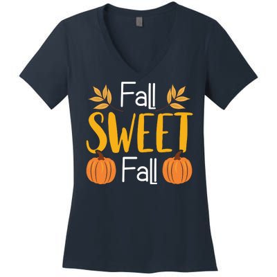 Fall Sweet Fall Women's V-Neck T-Shirt