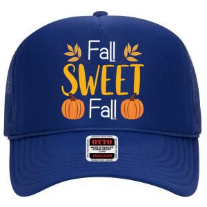 Fall Sweet Fall High Crown Mesh Back Trucker Hat