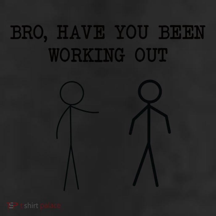 Funny Stick Figure Gym Jokes Bro Have You Been Working Out 11oz C Handle Ceramic Mug