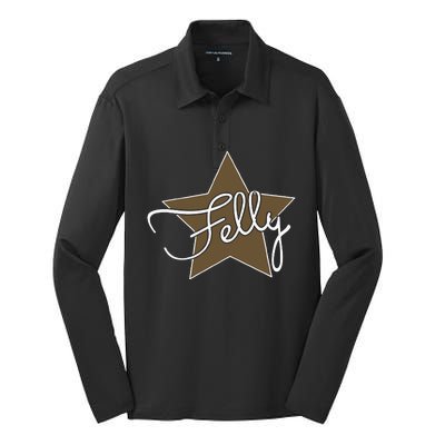 Felly Star Silk Touch Performance Long Sleeve Polo