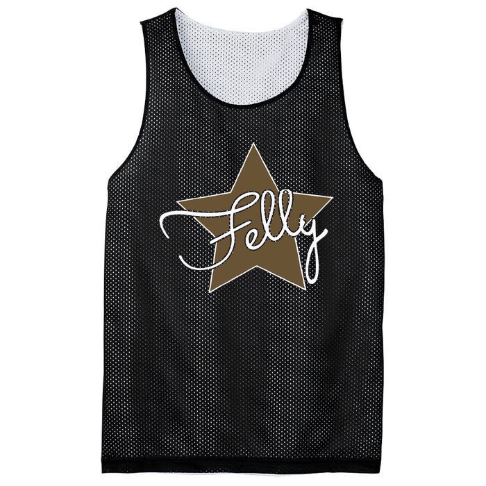 Felly Star Mesh Reversible Basketball Jersey Tank