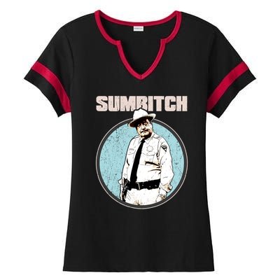 Funny Sumbitch 70's Movie Quote Ladies Halftime Notch Neck Tee