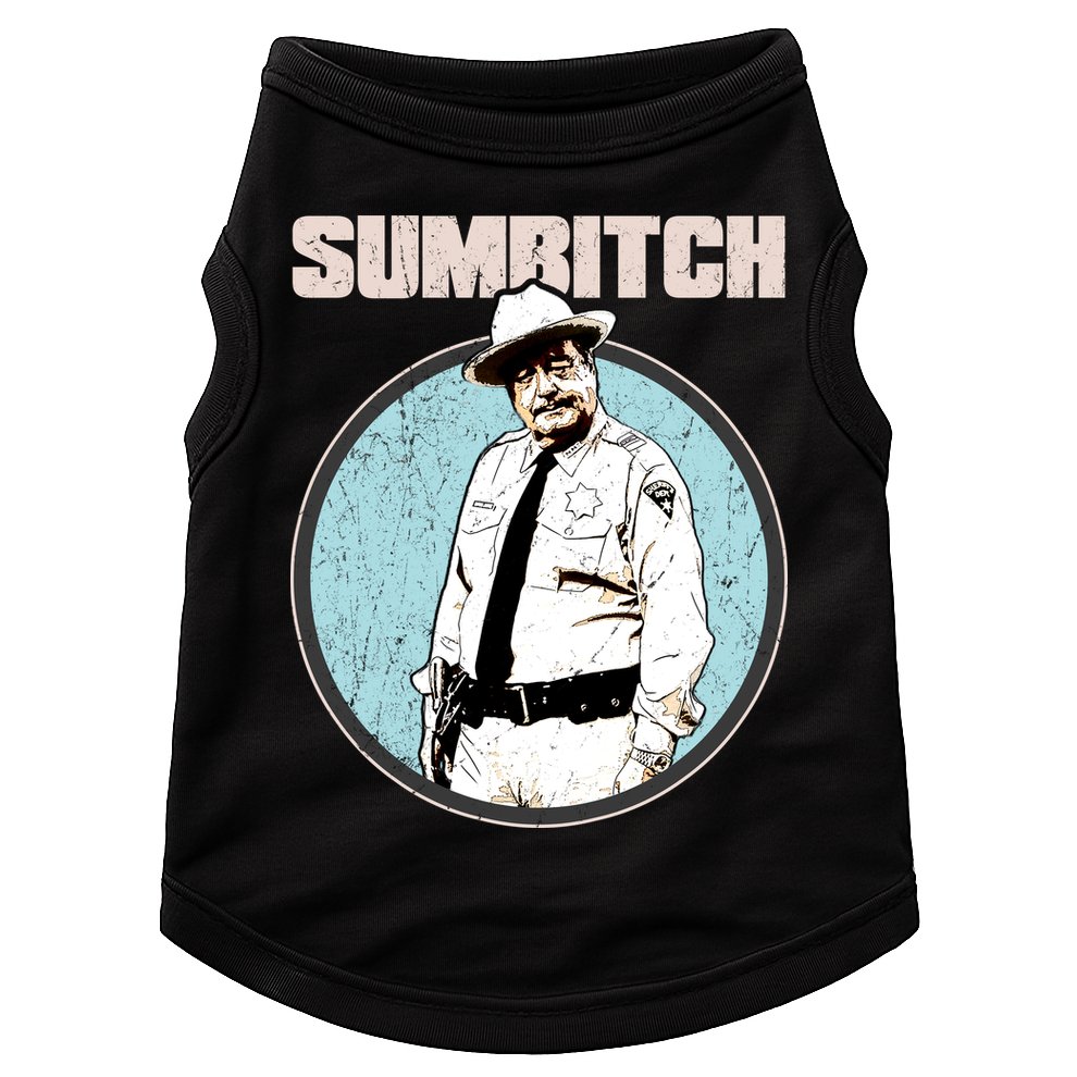 Funny Sumbitch 70's Movie Quote Doggie Tank