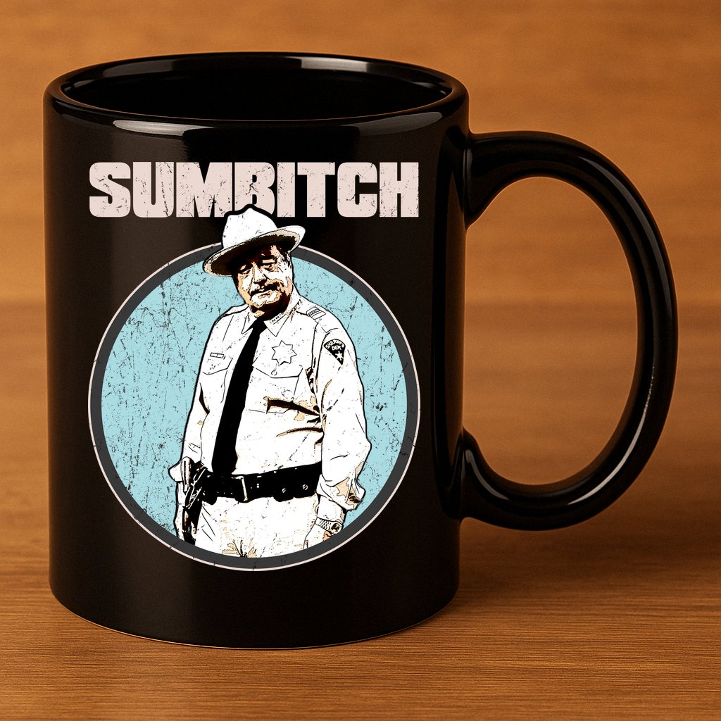 Funny Sumbitch 70's Movie Quote 11oz C Handle Ceramic Mug