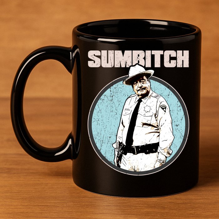 Funny Sumbitch 70's Movie Quote 11oz C Handle Ceramic Mug