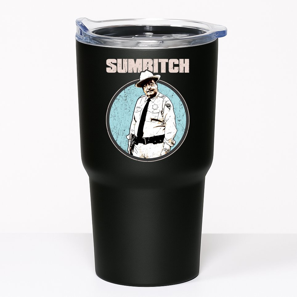 Funny Sumbitch 70's Movie Quote Tumbler