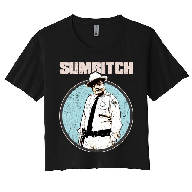 Funny Sumbitch 70's Movie Quote Crop Top