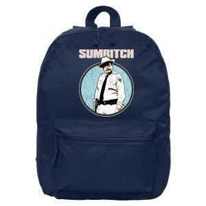 Funny Sumbitch 70's Movie Quote 16 in Basic Backpack