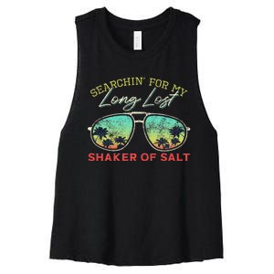 Funny Searching For My Long Lost Shaker Of Salt Shaker Women's Racerback Cropped Tank