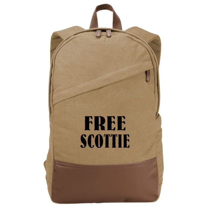 Free Scottie Free Scottie Cotton Canvas Backpack