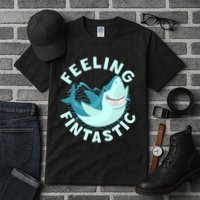 Funny Shark Feeling Fintastic Shark Week Fan Tall T-Shirt