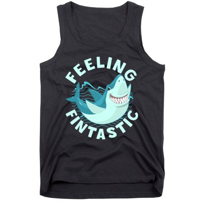 Funny Shark Feeling Fintastic Shark Week Fan Tank Top