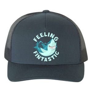 Funny Shark Feeling Fintastic Shark Week Fan Yupoong Adult 5-Panel Trucker Hat