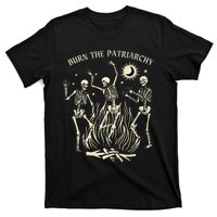 Feminist Skeleton Fun Burn Patriarchy Halloween Rights T-Shirt