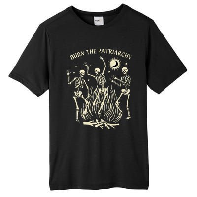 Feminist Skeleton Fun Burn Patriarchy Halloween Rights Tall Fusion ChromaSoft Performance T-Shirt