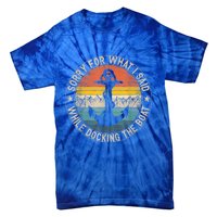 Funny Sorry For What I Said While Docking The Boat Tie-Dye T-Shirt