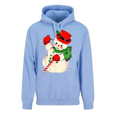 Festive Snowman Family Pajama Set Hilarious Christmas Vintage Unisex Surf Hoodie